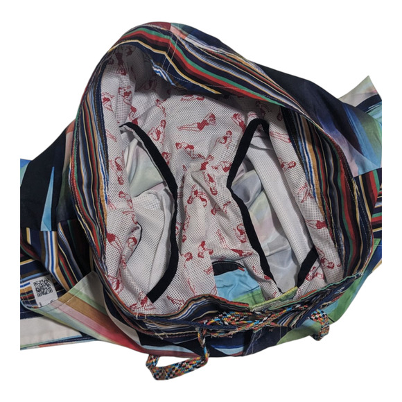 Robert‎ Graham Men's Multicolor Designer Geometric Swimtrunks Size 32 - Picture 4 of 6